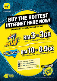 Enter you customer id and amount in usd and select pay now. Digi Rolls Out Prepaid Internet Reload Digital News Asia