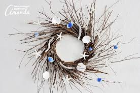 That's ok in our backyard. Coastal Wreath A Beautiful Coastal Statement Wreath Made Out Of Twigs