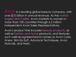 ppt a v o n the company for women