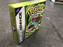 Pokemon LeafGreen (discontinued) | Box My Games! Reproduction game boxes