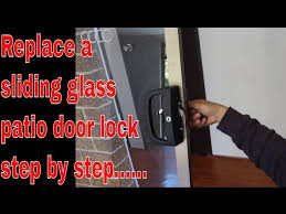 How To Replace Sliding Patio Door Lock