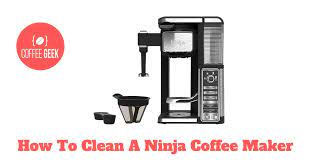 how to clean a ninja coffee maker 6