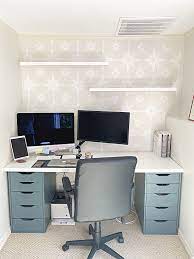 Diy Floating Shelves And Home Office Space