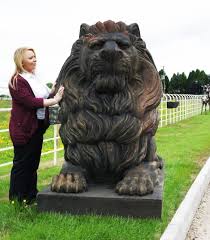 Giant Lion Garden Sculpture British