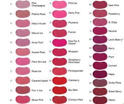 Lipsense Color Charts Senegence Makeup Lip Colors Lip Sence