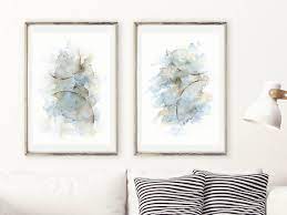 Set Of Two Prints Large Artwork For