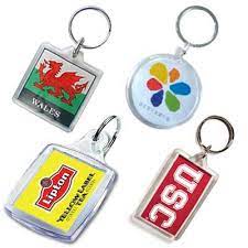 printed acrylic keyholder for branded