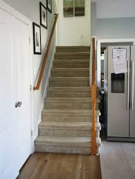 painted staircase makeover with