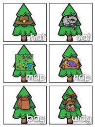 Rhyming Trees Pocket Chart Game