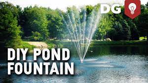diy pond fountain