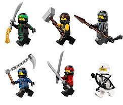 The LEGO Ninjago Movie Minifigure Combo Pack - Lloyd, Cole, Kai, Jay, Zane,  and Nya (with Weapons)- Buy Online in India at Desertcart - 66623357.