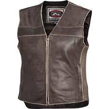 Details About Black Sz Xl River Road Drifter Womens Leather Vest