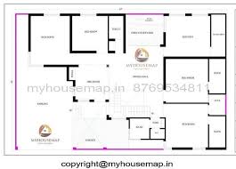 4 Bhk House Plan Have Four Bedroom