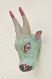 Cow Head Cow Head Decor Indian Folk Art