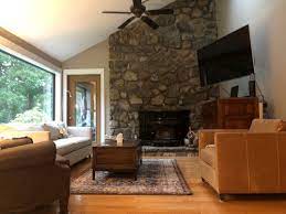 Large Field Stone Fireplace What To Do
