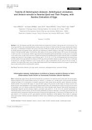 (PDF) Toxicity of Heliotropium dolosum, Heliotropium circinatum ...