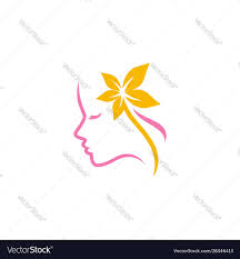 cosmetic logo design template vector image