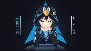 Arch Linux OS-tan [Original] (3840x2160) : r/Animewallpaper