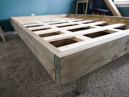 how to build a platform bed for 50