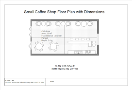 free editable cafe floor plans