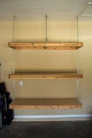 Hanging Garage Shelves