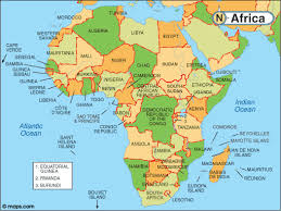 africa map regions geography facts