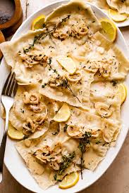 easy lobster ravioli with cream sauce