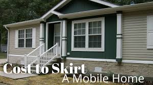 cost to skirt a mobile home