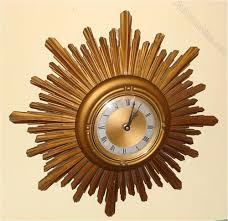 A Very Nice Smiths Sunburst Wall Clock
