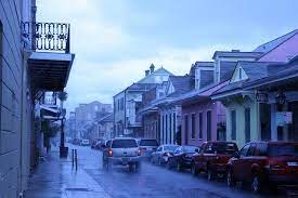 rainy day in the french quarter