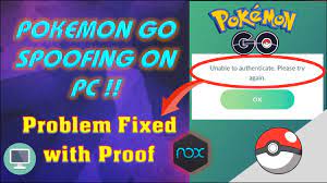 Solution] Unable to Authenticate FIXED🔥|How to Spoof Pokemon GO on PC on  NOX |100% working in 2020 - YouTube