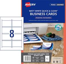 Matt Finish Business Cards 936220 Avery Australia