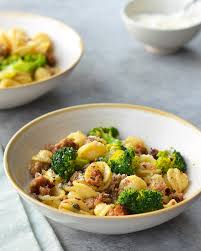 orette with sausage and broccoli