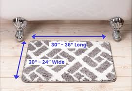 bathroom rug sizes dimensions guide