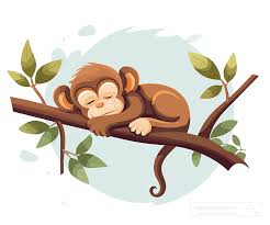 monkey clipart cute baby monkey