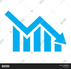 Chart Bars Declining Image Photo Free Trial Bigstock