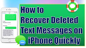 4 Ways To Recover Deleted Texts On Iphone Ios 13 Supported