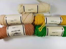 Details About 5 Skeins Elsa Williams Tapestry Wool Yarn Mixed Colors