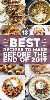 best recipes to make before the end of