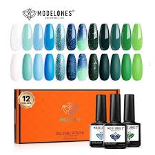 modelones gel nail polish kit 12 colors