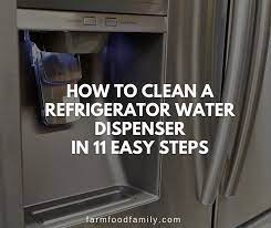 Clean A Refrigerator Water Dispenser