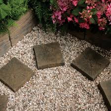 Square Timber Stepping Stone 210mm