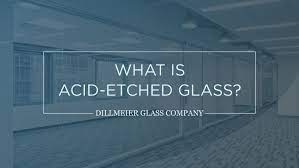 what is acid etched glass