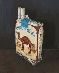 soft pack of camel no filters painting