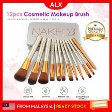 alx borong msia 12pcs makeup brush