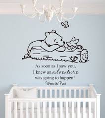 winnie the pooh wall decal as soon as i