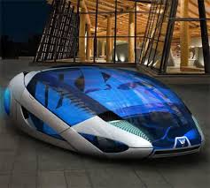 efficient futuristic car