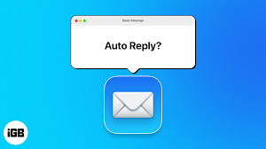 how to set up auto reply in apple mail