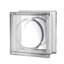Circular Pattern Glass Block