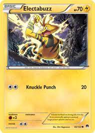 If heads, the defending pokemon is now paralyzed. Electabuzz Xy Breakpoint Tcg Card Database Pokemon Com